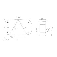 ASPÖCK Multipoint III Rückleuchte rechts 8-PIN