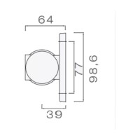 ASPÖCK Superpoint III LED Umrissleuchte rot/weiß 12V 1m Kabel
