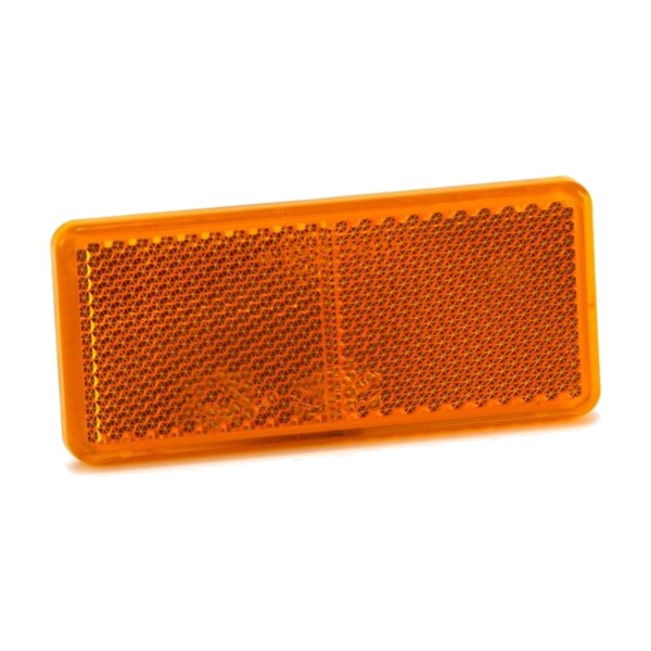 ASPÖCK Rückstrahler gelb 90×40 mm selbstklebend