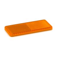 ASPÖCK Rückstrahler gelb 90×40 mm selbstklebend