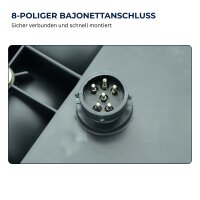 ASPÖCK Multipoint V Rückleuchte rechts 8-PIN 238×140 mm