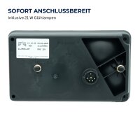 ASPÖCK Multipoint V Rückleuchte links 8-PIN 238×140 mm