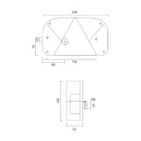 ASPÖCK Multipoint II Rückleuchte rechts 5-PIN mit Rückfahrlicht
