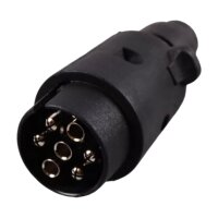 Stecker 7-polig mit Schraubanschluss Kunststoff
