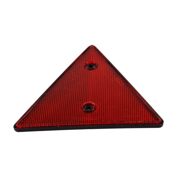 Dreieckrückstrahler rot 155 mm mit 2 Anschraublöchern