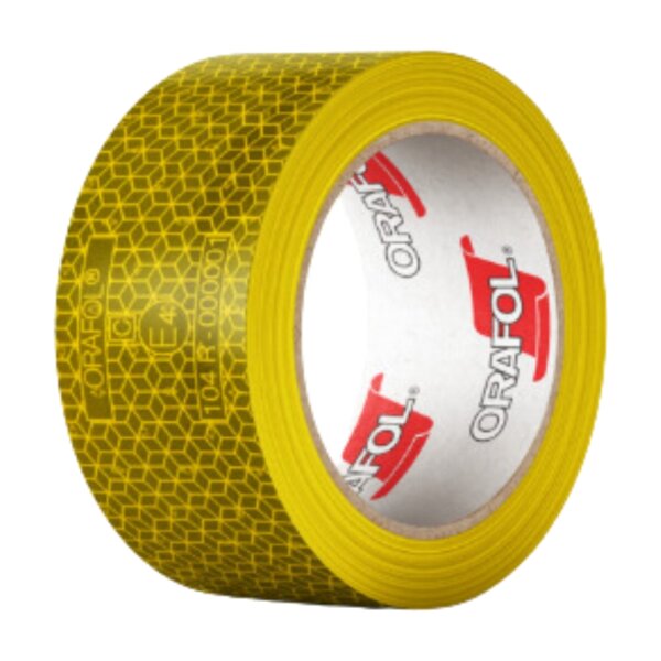 ORAFOL Konturband gelb ECE 104 Warnmarkierung Meterware
