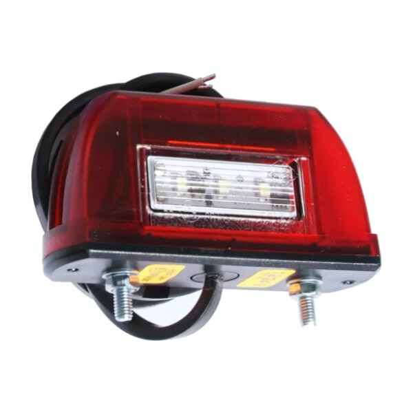 HORPOL LTD 669 Kennzeichenbeleuchtung mit Positionsleuchte rot