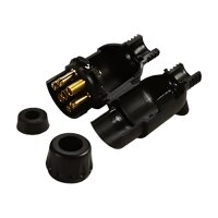 Stecker 7-polig klappbar mit Schraubanschluss Kunststoff