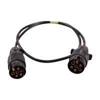 Zwischenkabel 7-polig 2m mit 2x Stecker Kunststoff