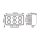 KAMAR L0099 LED Arbeitsleuchte 6x LED 1200lm 12-24V rechteckig