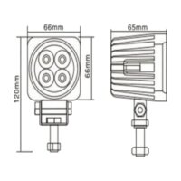 KAMAR L0105-B LED Arbeitsleuchte 4x LED 12-24V