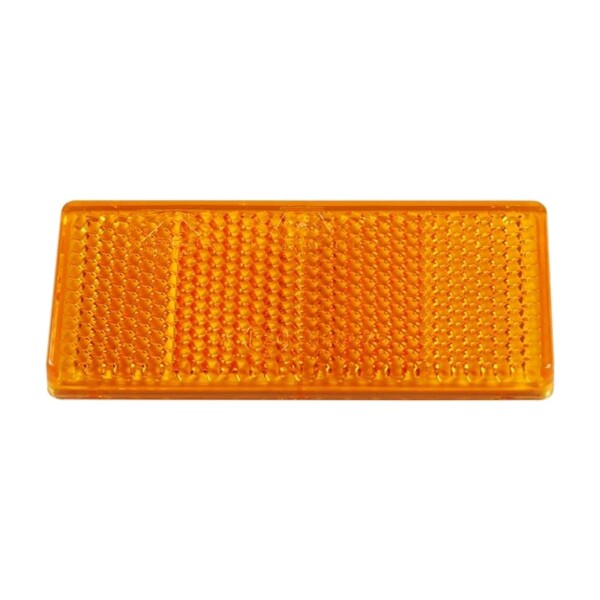 ASPÖCK Rückstrahler gelb 69x31,5mm selbstklebend