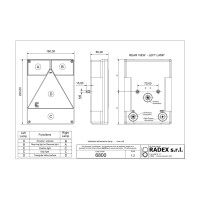 RADEX 6800 Rückleuchte rechts 160mm