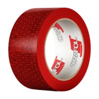 ORAFOL Reflexfolie rot für Planen ECE R104/R48 50mm Meterware