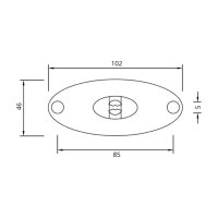 ASPÖCK Flatpoint II LED Positionsleuchte weiß vorne 31-6909-007