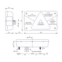 ASPÖCK Multipoint V LED Rückleuchte links
