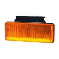 HORPOL LD 2510 SLIM LED Positionsleuchte seitlich orange mit Halter