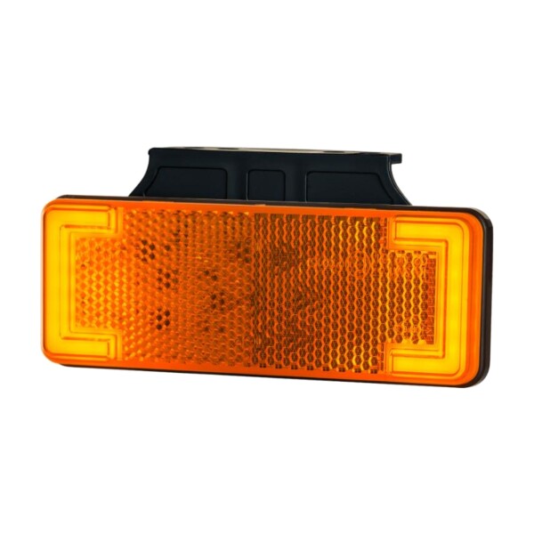 HORPOL LD 2514 SLIM XS LED Positionsleuchte seitlich orange mit Halter