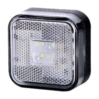 HORPOL LD 096 LED Positionsleuchte quadratisch weiß 12/24V