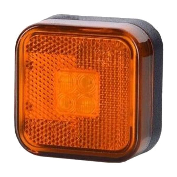 HORPOL LD 097 LED Positionsleuchte quadratisch orange 67x30mm