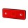 HORPOL LD 162/4 LED Positionsleuchte rechteckig rot mit Gummischeibe
