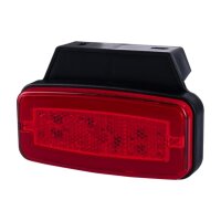 HORPOL LD 2766 LED Frontleuchte rot Neon mit Halter 12/24V
