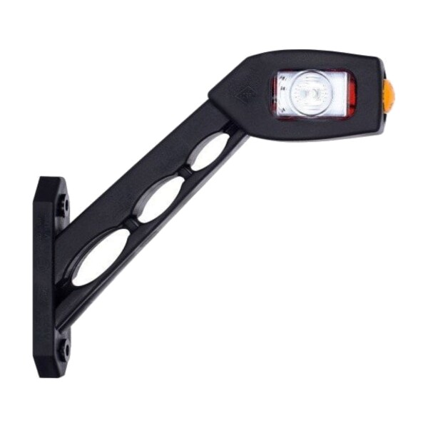 HORPOL LD 518/L LED Umrissleuchte dreifach weiß/rot/orange links mit Ausleger