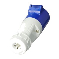 CEE Stecker 16A 230V weiblich gerade flexibles Ende