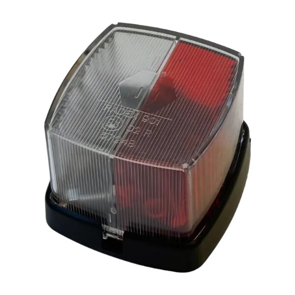 RADEX 901 Positionsleuchte rot/weiß 60x65mm 12V