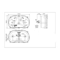 RADEX 8500 LED Rückleuchte links wasserdicht