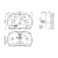RADEX 8500 LED Rückleuchte rechts wasserdicht