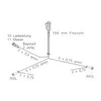 ASPÖCK Kabelsatz 8 m 13-PIN + 2x Bajonett 5-PIN + Ladekabel