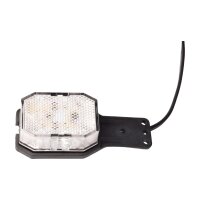 ASPÖCK Flexipoint LED Umrissleuchte links rot/weiß mit Halter 116,8mm