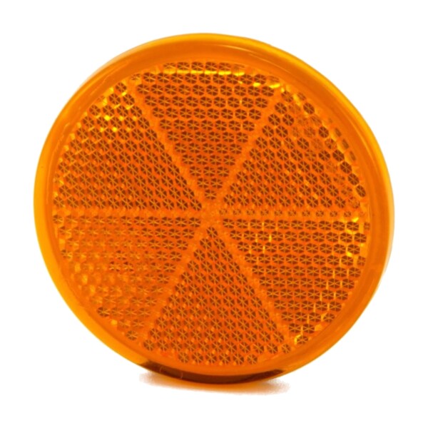 ASPÖCK Rückstrahler orange Ø60mm selbstklebend 15-5412-017