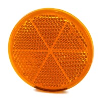ASPÖCK Rückstrahler orange Ø60mm selbstklebend 15-5412-017