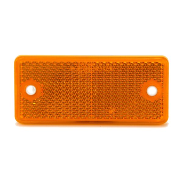 ASPÖCK Rückstrahler orange 90x40mm Schraube+Selbstklebefolie 15-5432-007