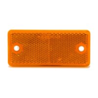 ASPÖCK Rückstrahler orange 90x40mm Schraube+Selbstklebefolie 15-5432-007