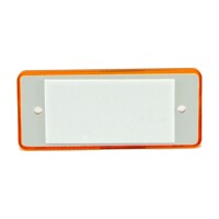ASPÖCK Rückstrahler orange 90x40mm Schraube+Selbstklebefolie 15-5432-007