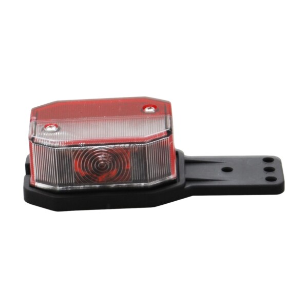ASPÖCK Flexipoint I Positionsleuchte rot/weiß mit Halter 115mm