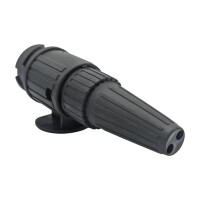 Stecker 13-polig mit Doppeldichtung 2x5,5mm Kunststoff