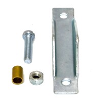 Lagerschuh Ø 8 mm, 18 x 95 mm, Lochabstand 75 mm