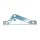 Lagerschuh Ø 8 mm, 18 x 95 mm, Lochabstand 75 mm