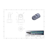 Auge mit Bund M8, Ø 10,1 mm