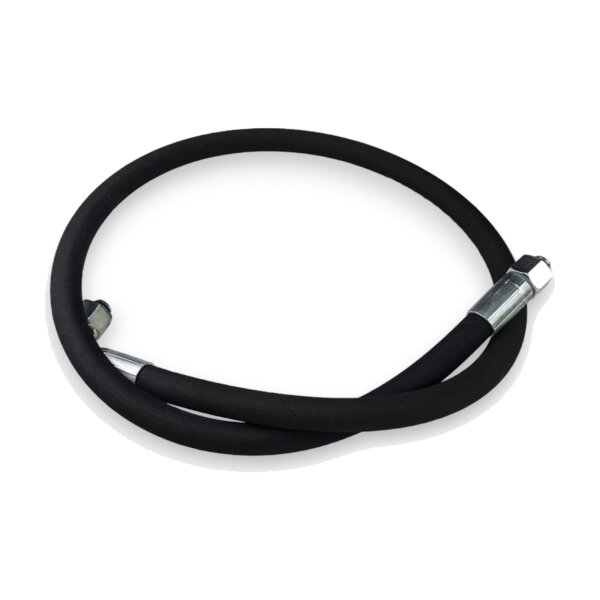 Hydraulikschlauch FI 10 mm, 2x M18x1.5 Länge 1200 mm, Ein Ende 90 Grad Winkel