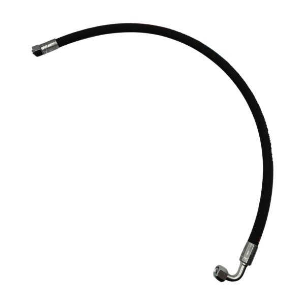 Hydraulikschlauch FI 10 mm, 2x M18x1.5, Länge 900 mm, ein Ende 90-Grad-Winkel