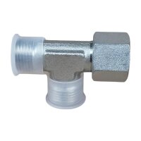Hydraulik T-Stück 2x M18x1,5 Außengewinde, 1x...