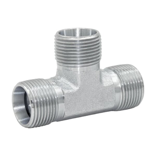 Hydraulisches T-Stück 3 x M18x1,5 Außengewinde