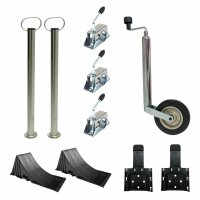 Anhänger Abstellset – Stützrad, 2...