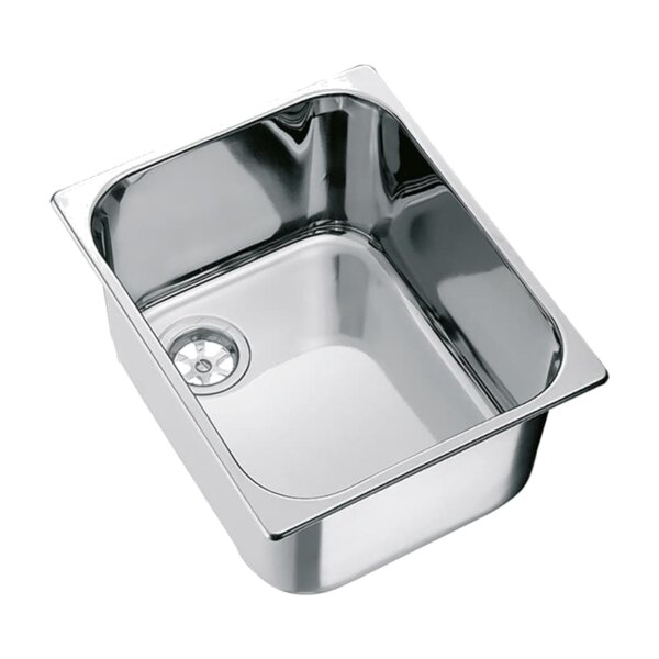 CAN LA1401-GR, rechteckiges INOX-Spülbecken aus Edelstahl