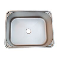 CAN Edelstahl-Spüle, 375 x 300 mm montagefertig